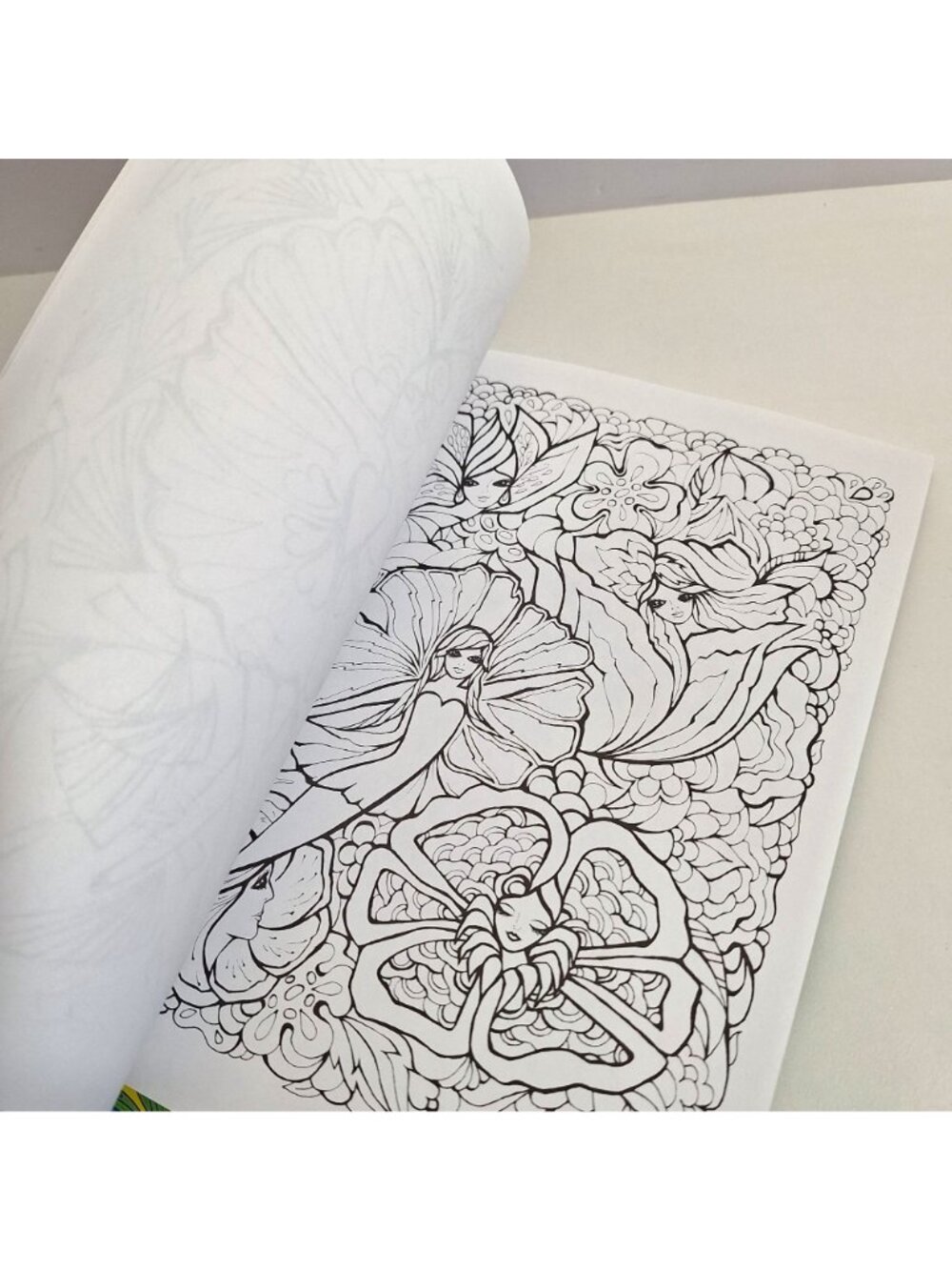 Creative Haven Art Nouveau Animal Fashions Fanciful Faces Coloring Books Lot - Picture 12 of 12
